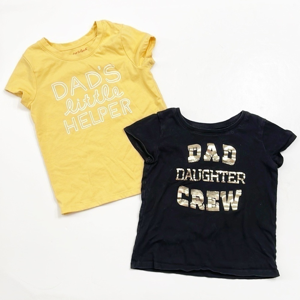 Cat & Jack/The Children's Place toddler girls dad shirts